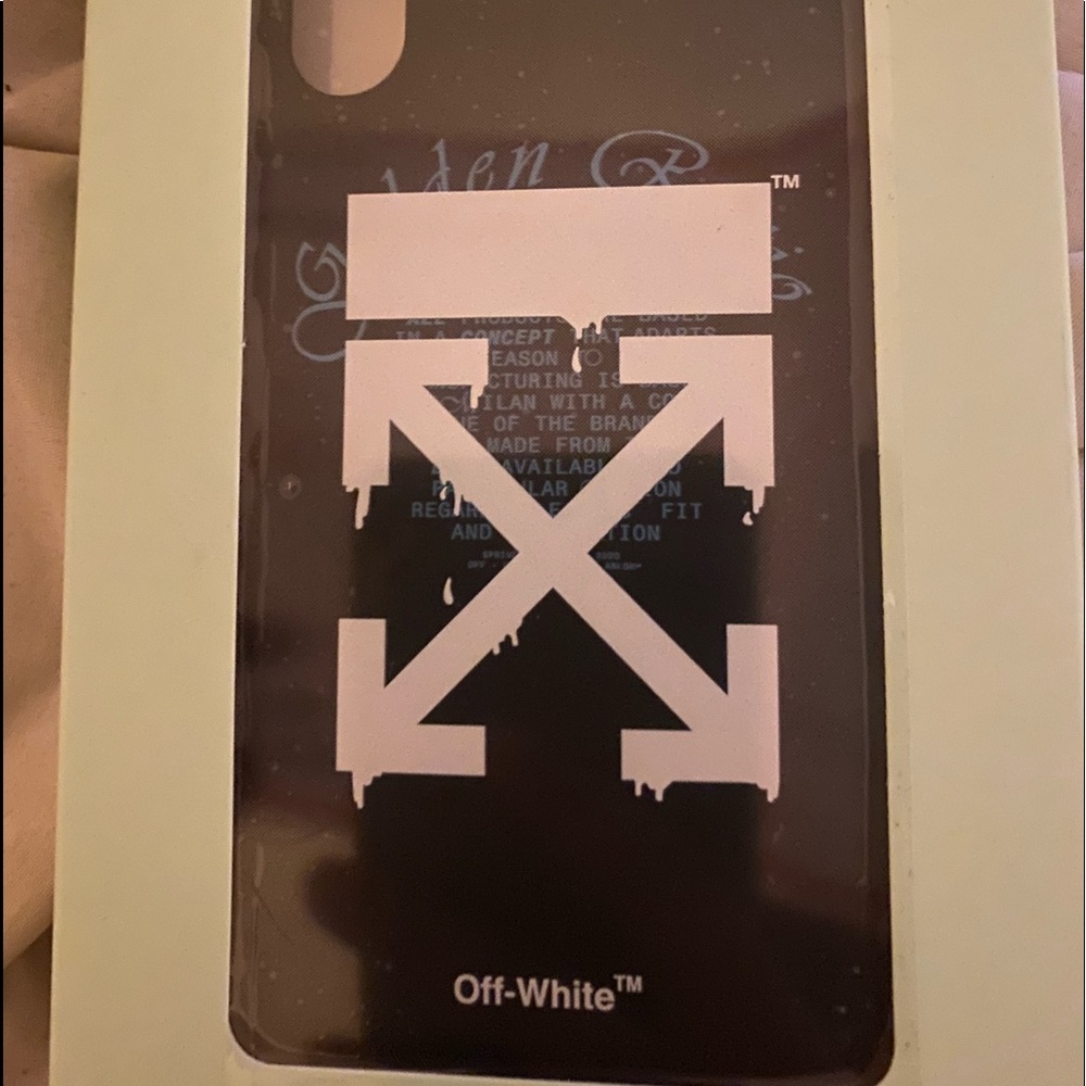 Brand new OffWhite IPhone XS case